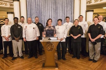 Chefs participating in the 4th Annual Chefs Showcase at the Church of Scientology's Fort Harrison