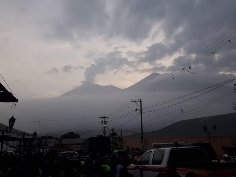 The Fuego Volcano has erupted three times in as many days.
