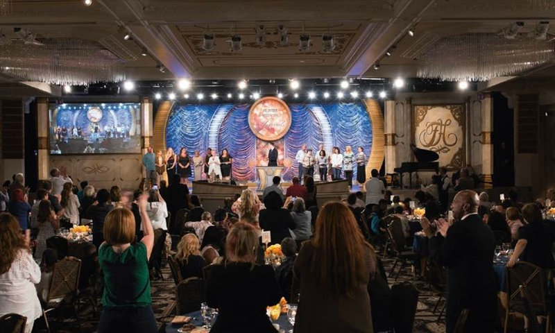 In honor of National Volunteer Week, the Church of Scientology and Charity Coalition are acknowledging volunteers in the Tampa Bay area for their service to the community. Shown here is last year’s banquet at the Fort Harrison. 