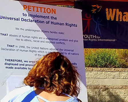 Youth for Human Rights petition