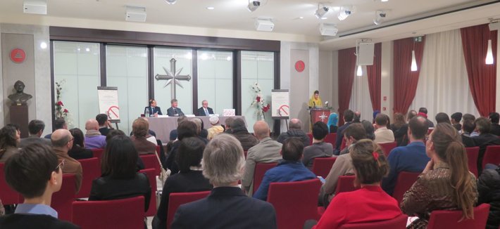 The World Interfaith Harmony Week panel discussion at the Church of Scientology Milan