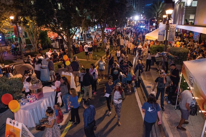 The downtown Clearwater block party