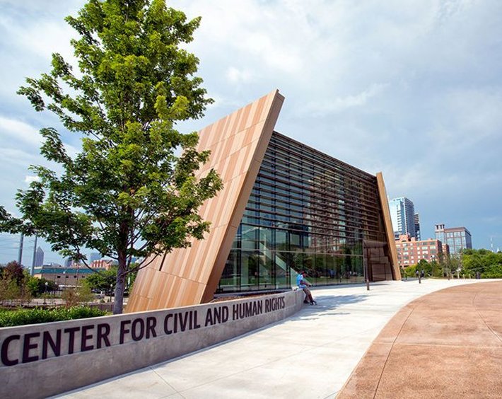 Atlanta’s National Center for Civil and Human Rights . (Credit: Gene Phillips Photography)