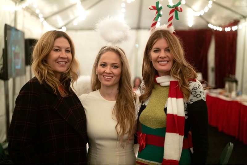 Jenna Elfman, Erika Christensen and Michelle Stafford in costume backstage at the Church of Scientology Celebrity Centre