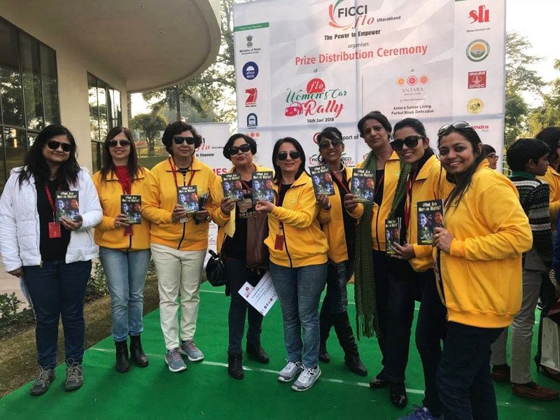 Youth for Human Rights volunteers at the “Save the Girl Child” Campaign sponsored by the city of Uttarakhand in Northern India and the Federation of Indian Chambers of Commerce and Industry (FICCI) Ladies Organisation.