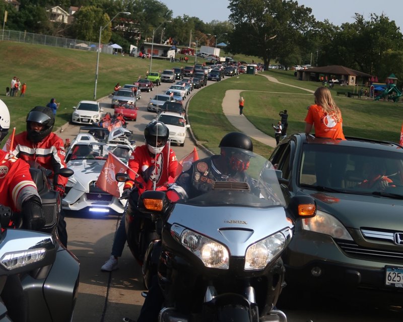 Church volunteers joined forces with Councilman for the 3rd District at-Large Brandon Ellington in a “Peace Ride.”