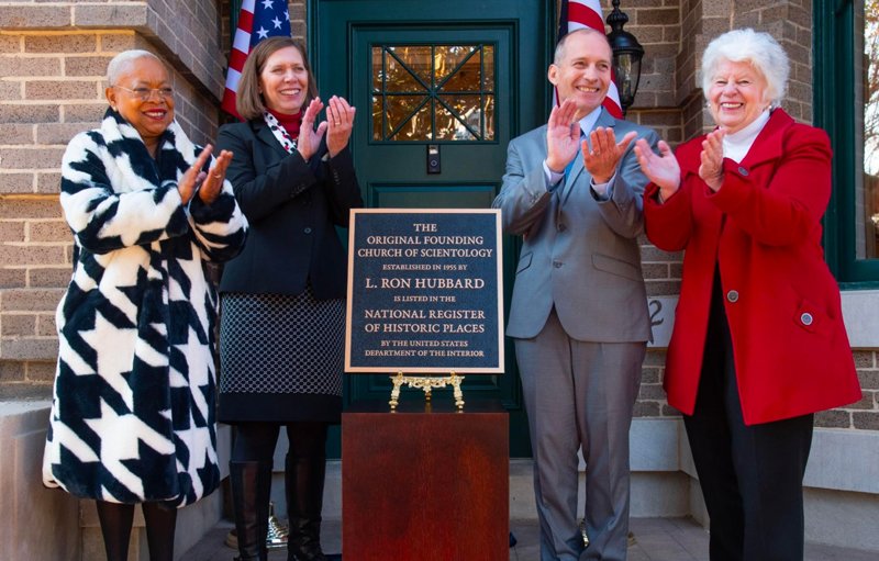 Celebrating the registration of the Founding Church of Scientology as it is entered in the National Register of Historic Places