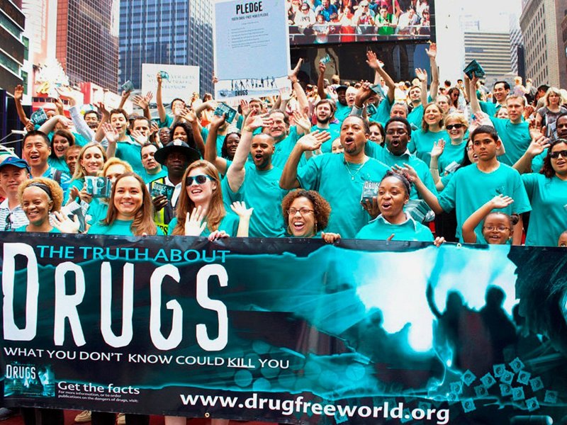 Foundation for a Drug-Free World at promote the Truth About Drugs on Times Square in New York.
