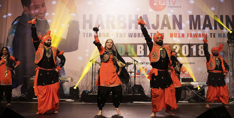 Shamrock Bhangra opened the show with a performance of traditional Punjabi folk dances.