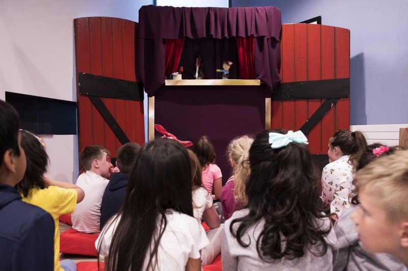 Puppet show helped educate the youngsters on the importance of safeguarding and improving the environment.