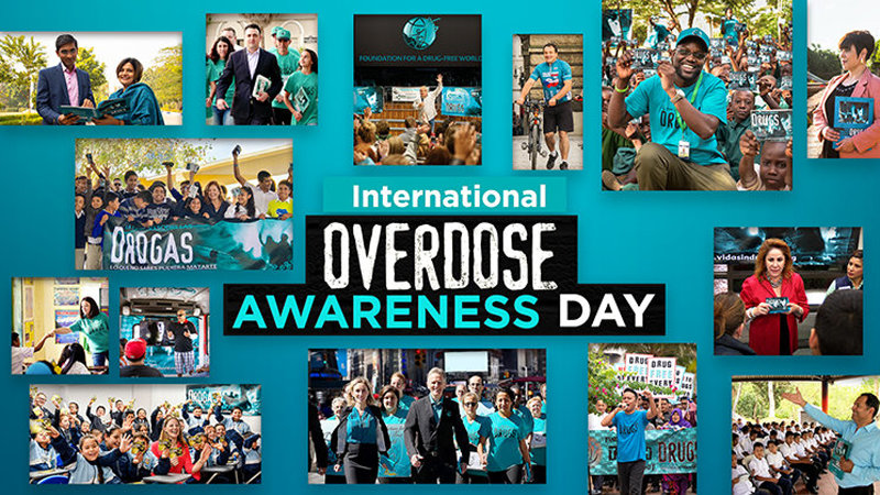 A full day of drug prevention programming on International Overdose Awareness Day