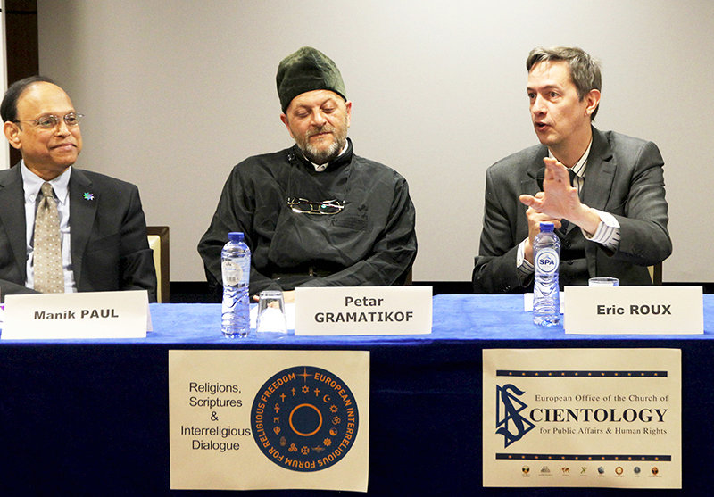 Interfaith conference at the Brussels branch of the Churches of Scientology for Europe