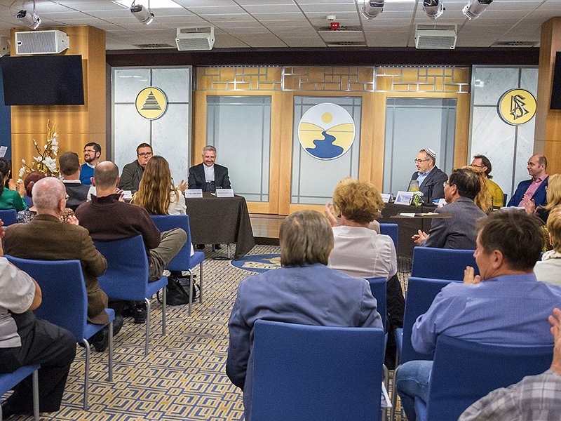 Scientology Churches hold open house events and forums featuring The Way to Happiness and its application in society.