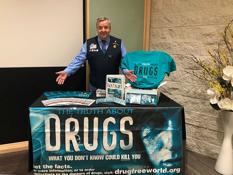 Bringing the Truth About Drugs to local chaplains.