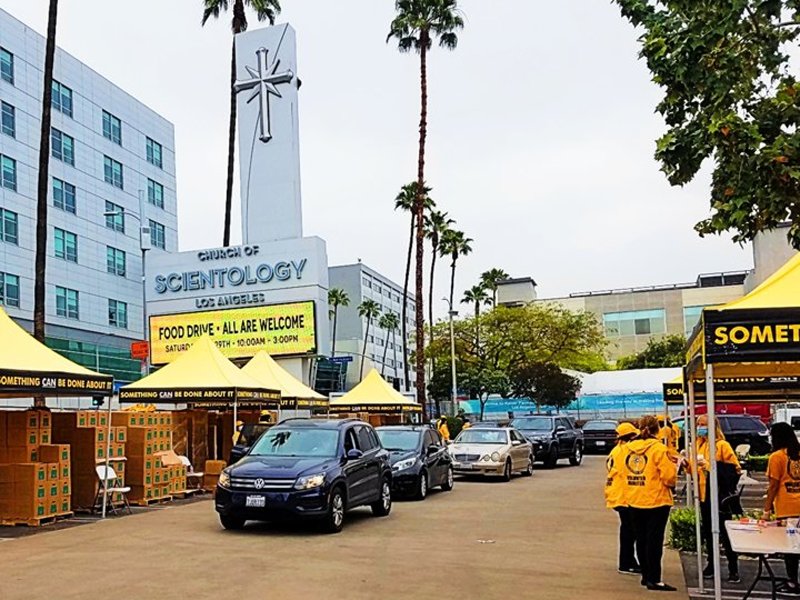 Every weekend for the past 63 weeks, the Church of Scientology Los Angeles has organized food giveaways for those experiencing food insecurity.x