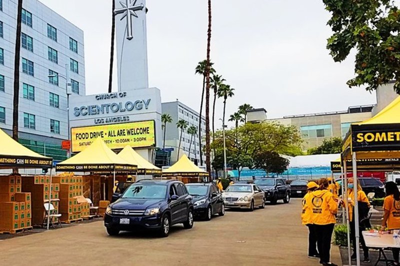 The Church of Scientology Los Angeles partners with nonprofits to provide weekly food drives to L.A. families experiencing food insecurity.